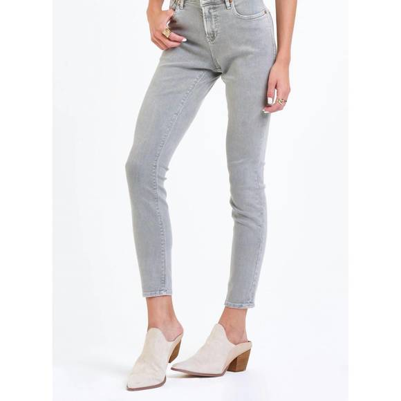 NEW DEAR JOHN DENIM gisele mid rise skinny jean in desert sage - Picture 2 of 4